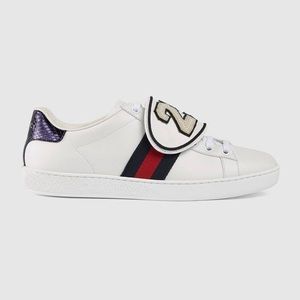 Women’s Gucci Low Top Sneakers with Snaps